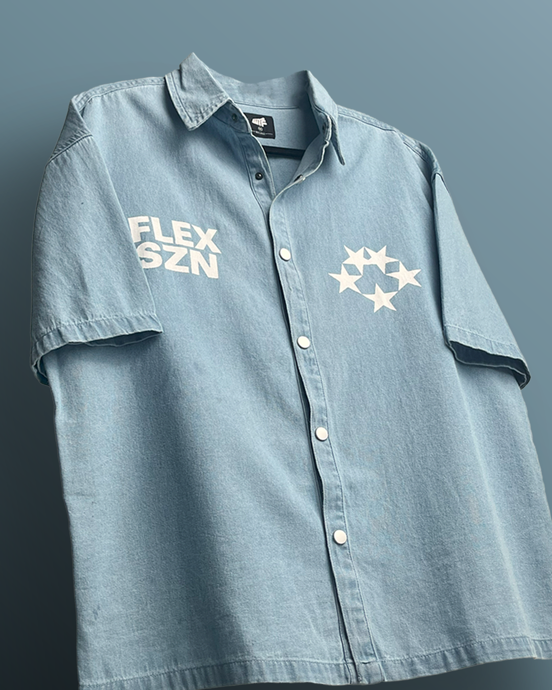 Flex Szn Blue Denim Shirt