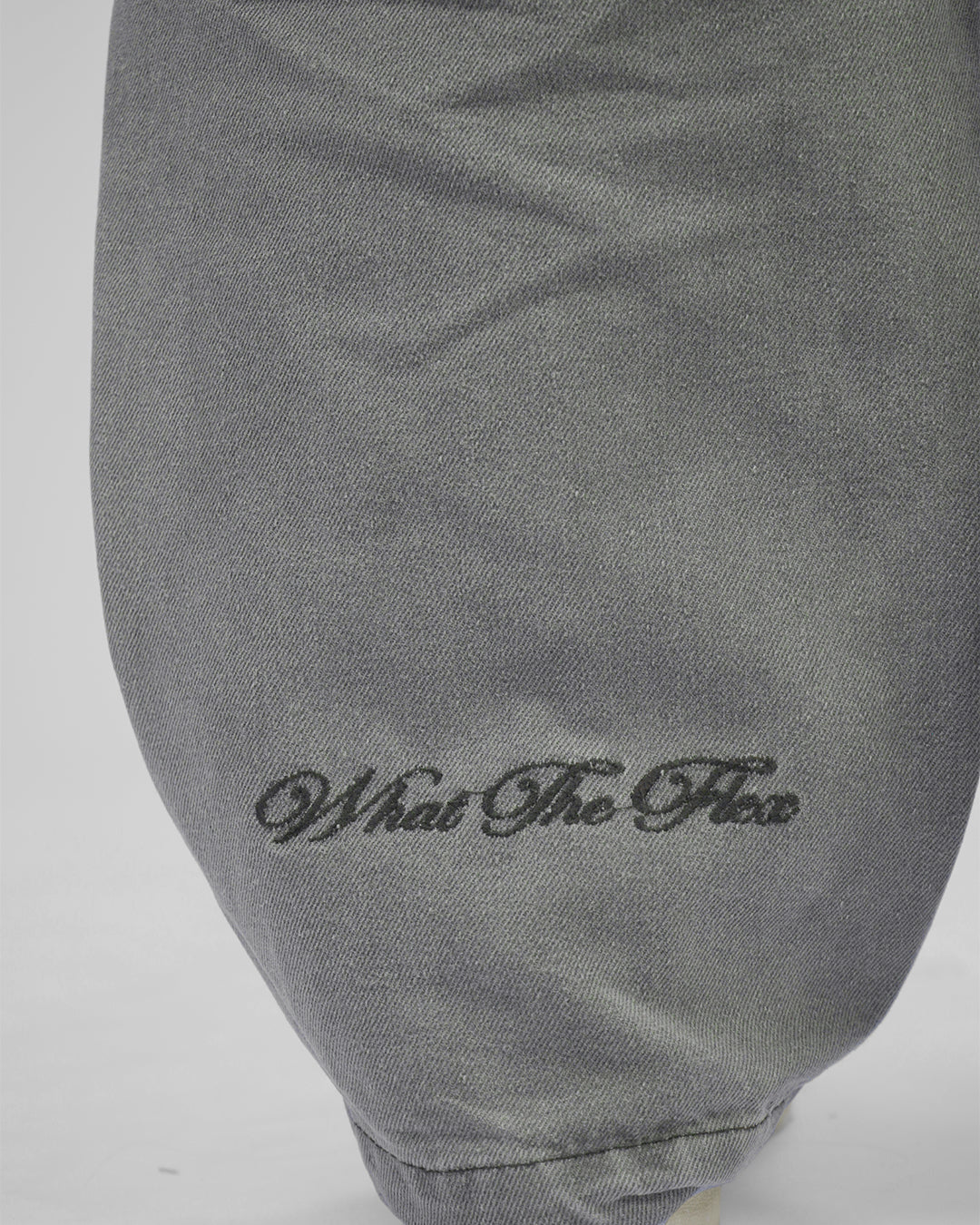 Ash Grey Baggy Denim Jeans