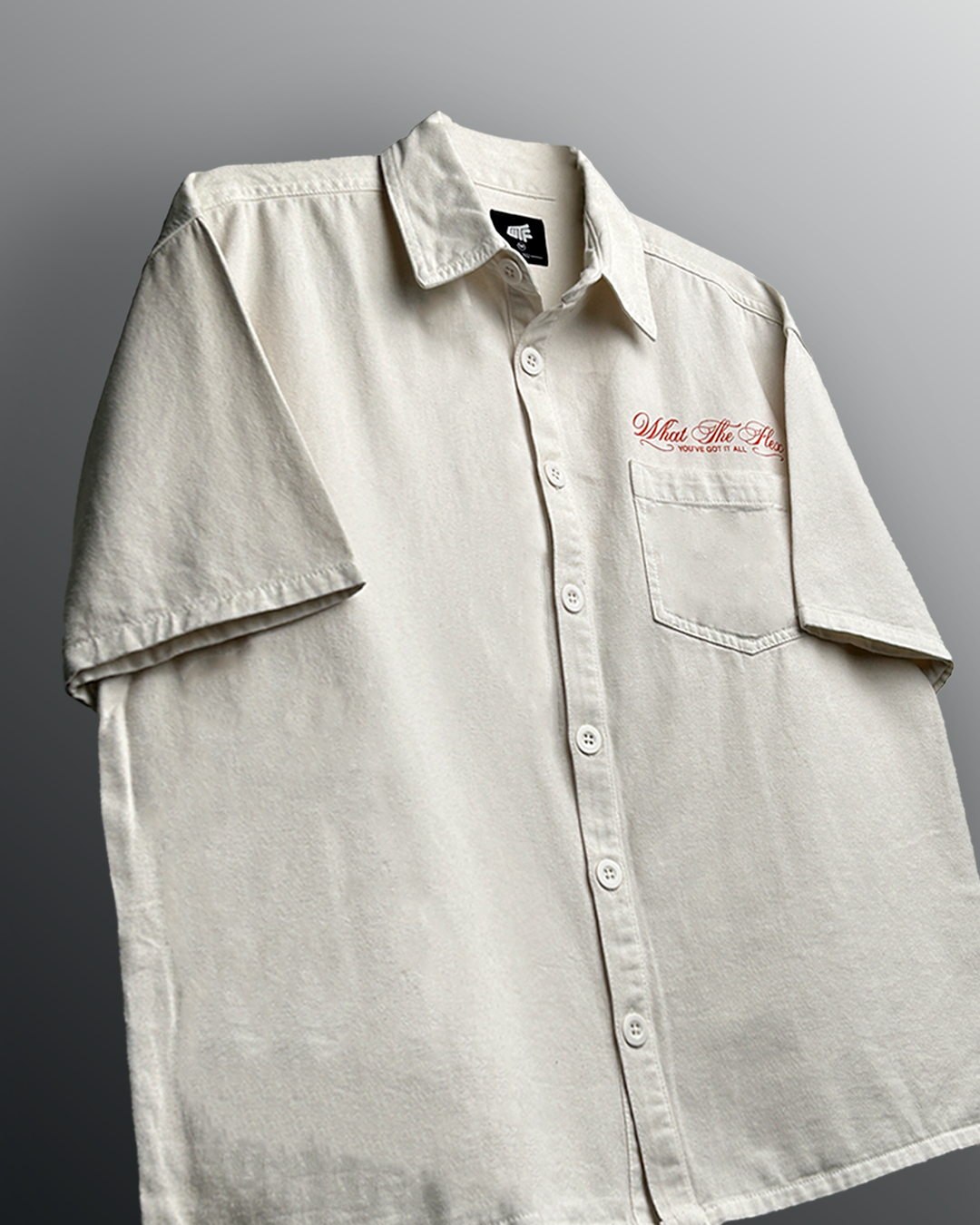 Unbothered Cream Denim Shirt