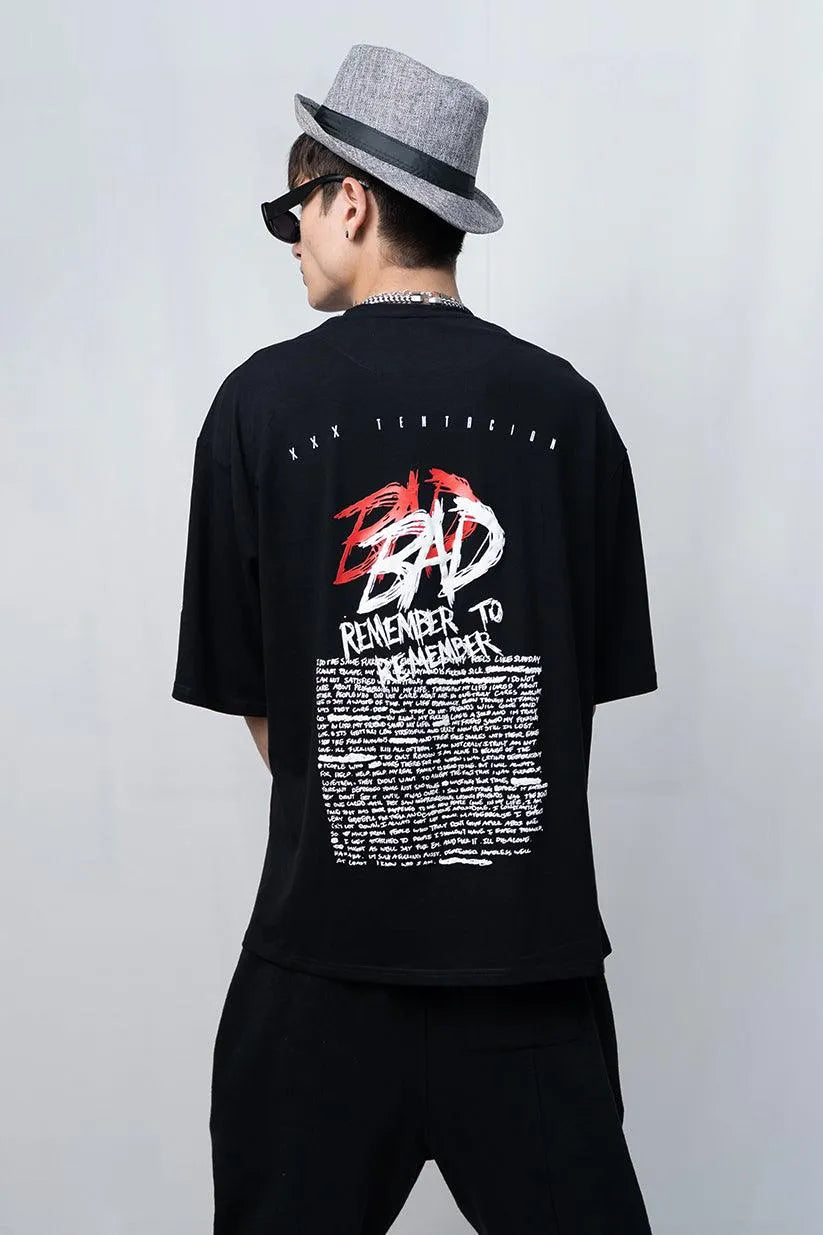 BAD Oversized T-Shirt - WHAT THE FLEX