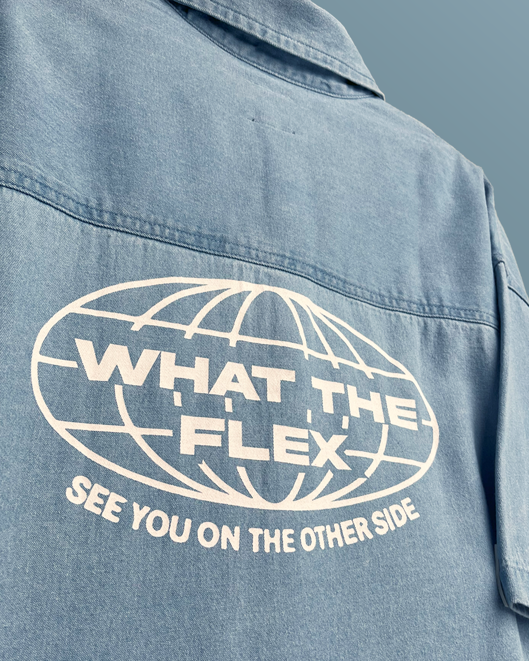 Flex Szn Blue Denim Shirt