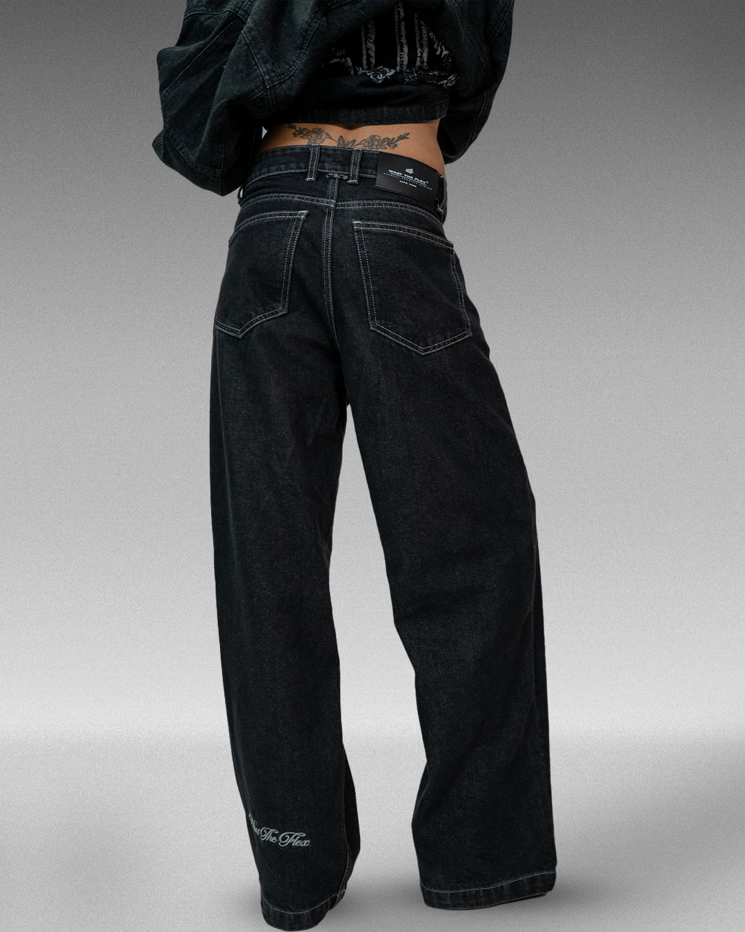 Midnight Black Baggy Jeans