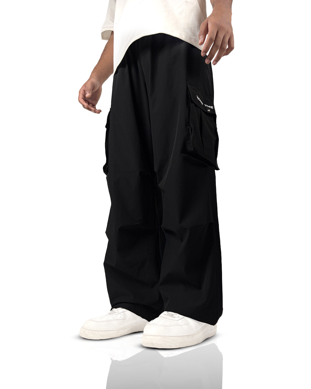 Black Freefall Parachute Pants – WHAT THE FLEX