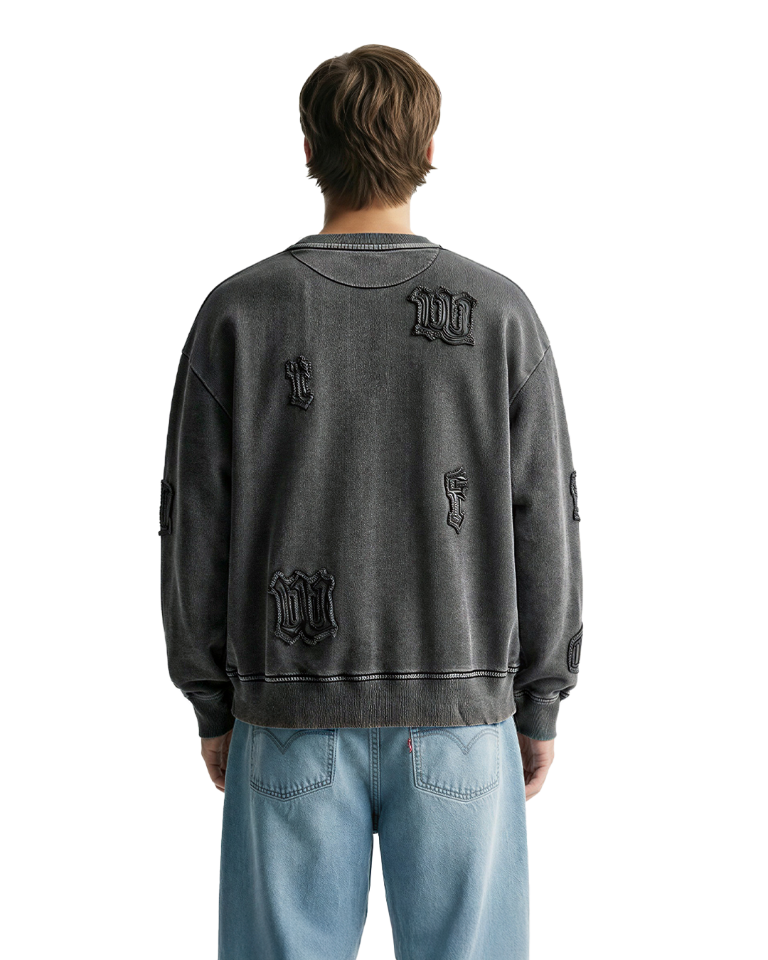 Coded Acid Wash Sweatshirt – WHAT THE FLEX