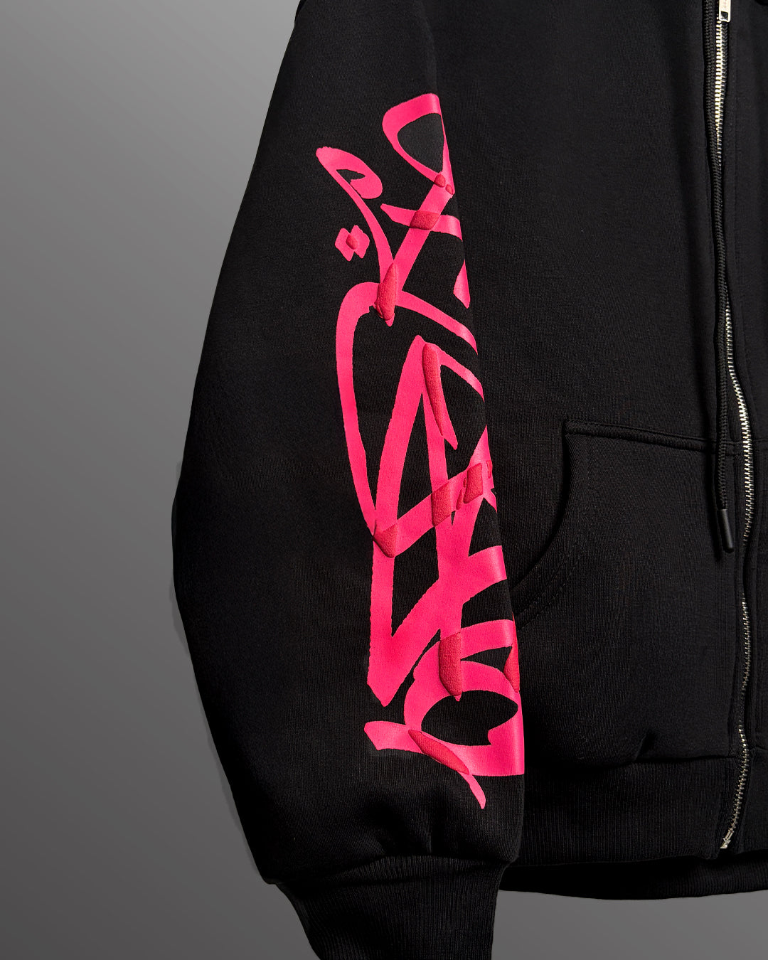 Concrete Dreams Black Zipper Hoodie