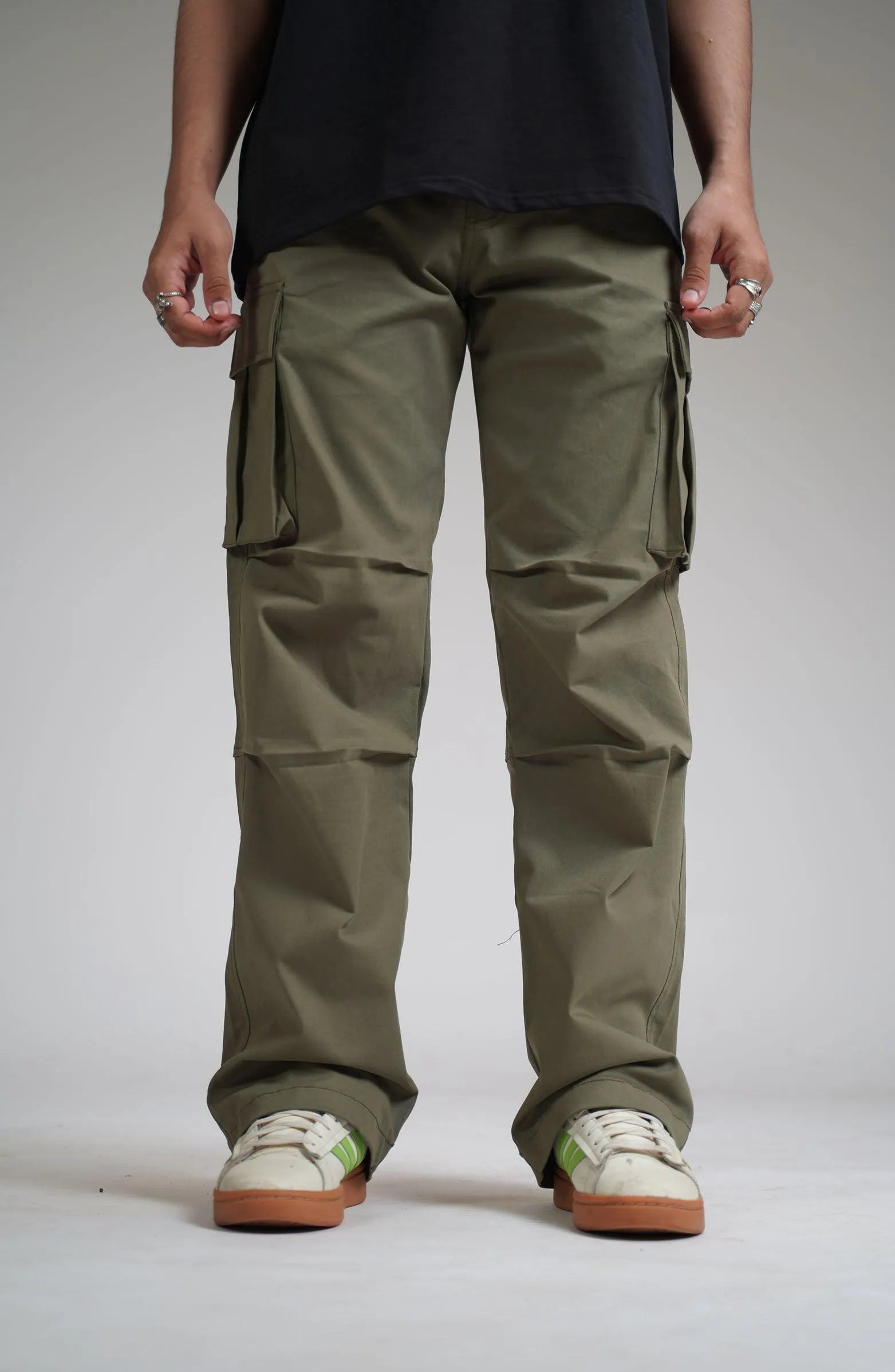 Olive Panel Unisex Cargo - WHAT THE FLEX