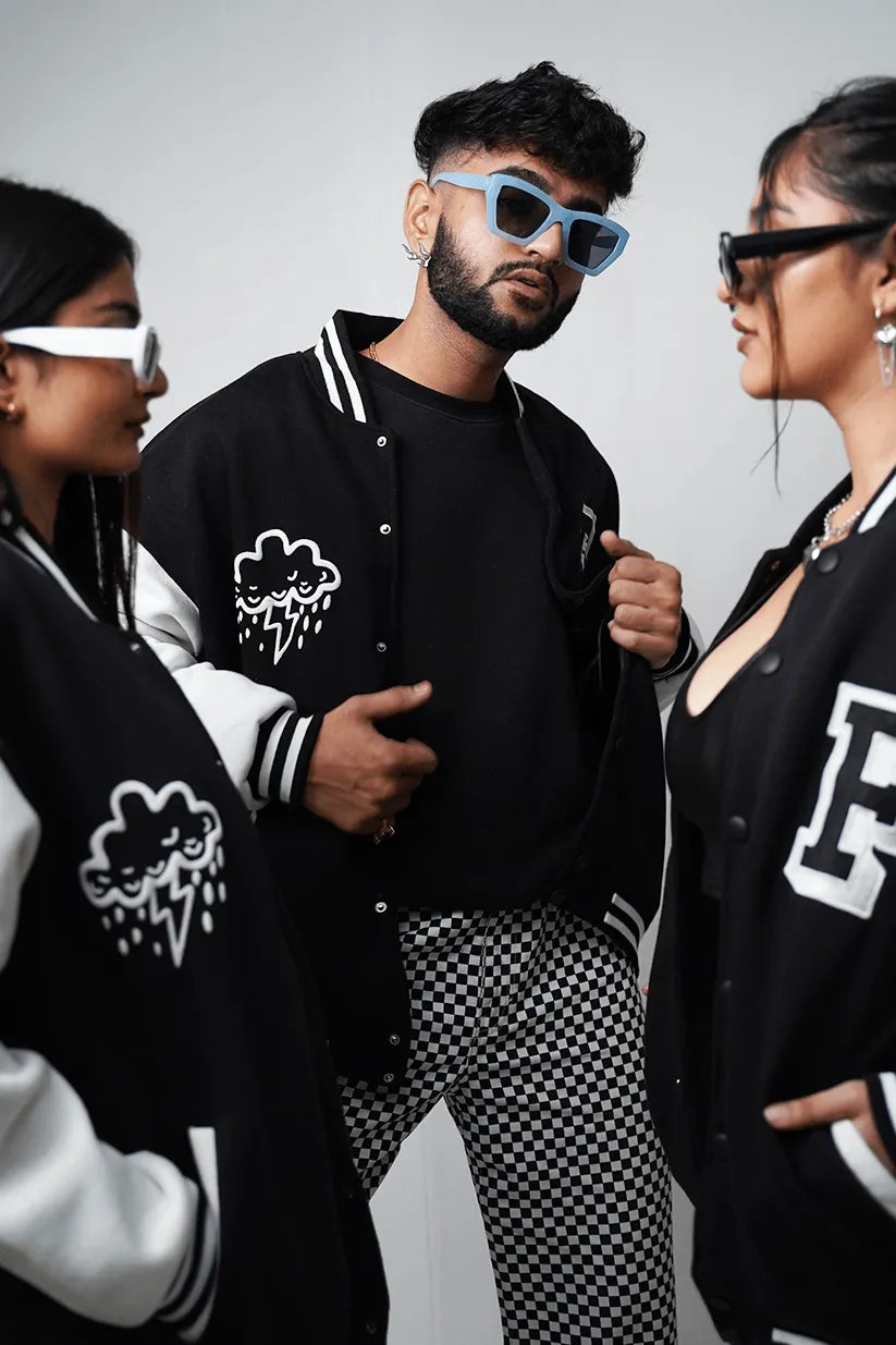 DID I IMAGINE IT? VARSITY JACKET - WHAT THE FLEX