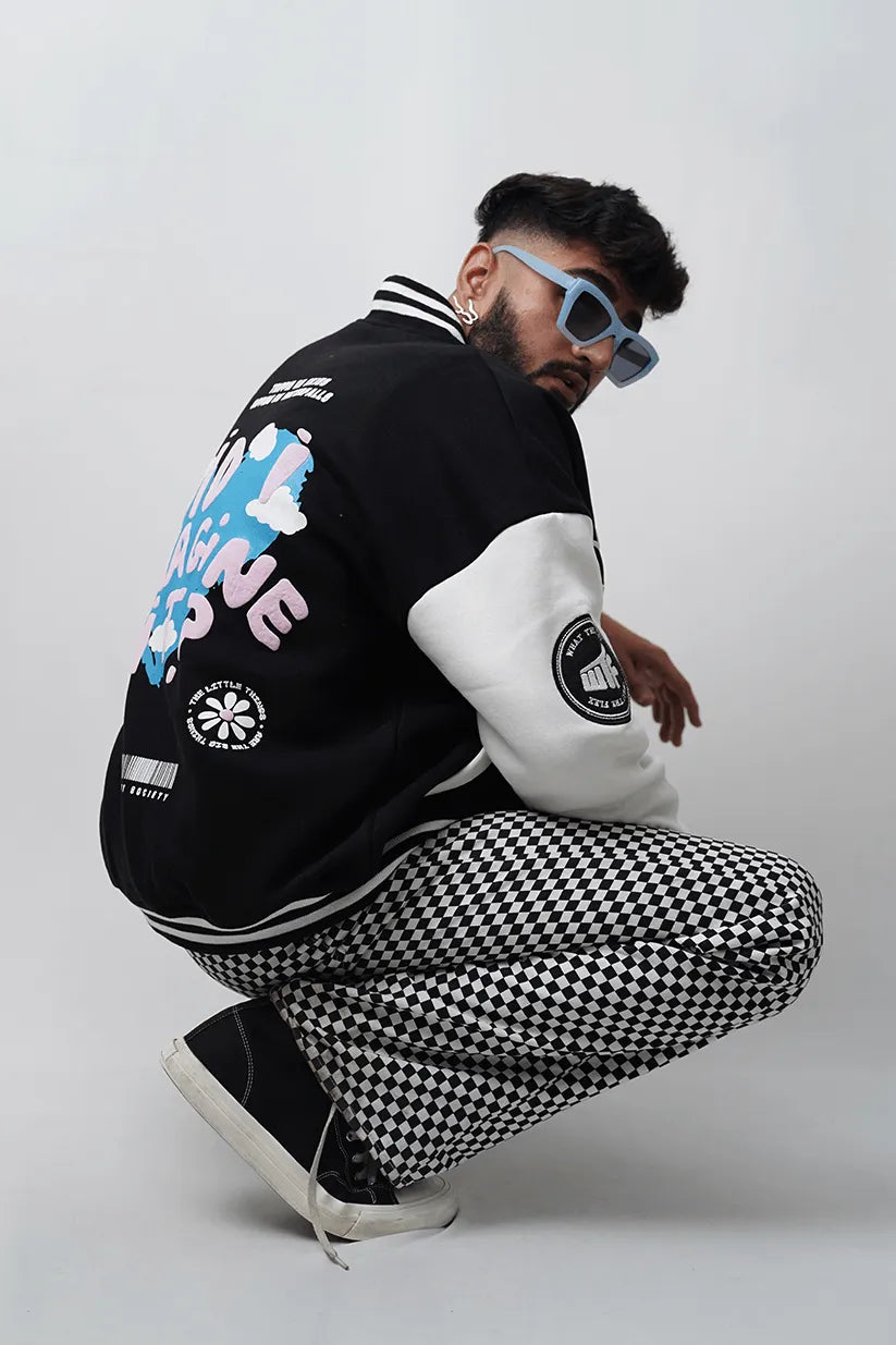 DID I IMAGINE IT? VARSITY JACKET - WHAT THE FLEX
