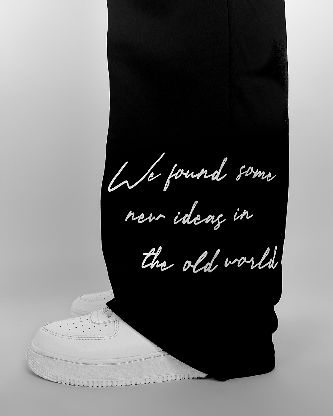 Old World Black Essential Pants