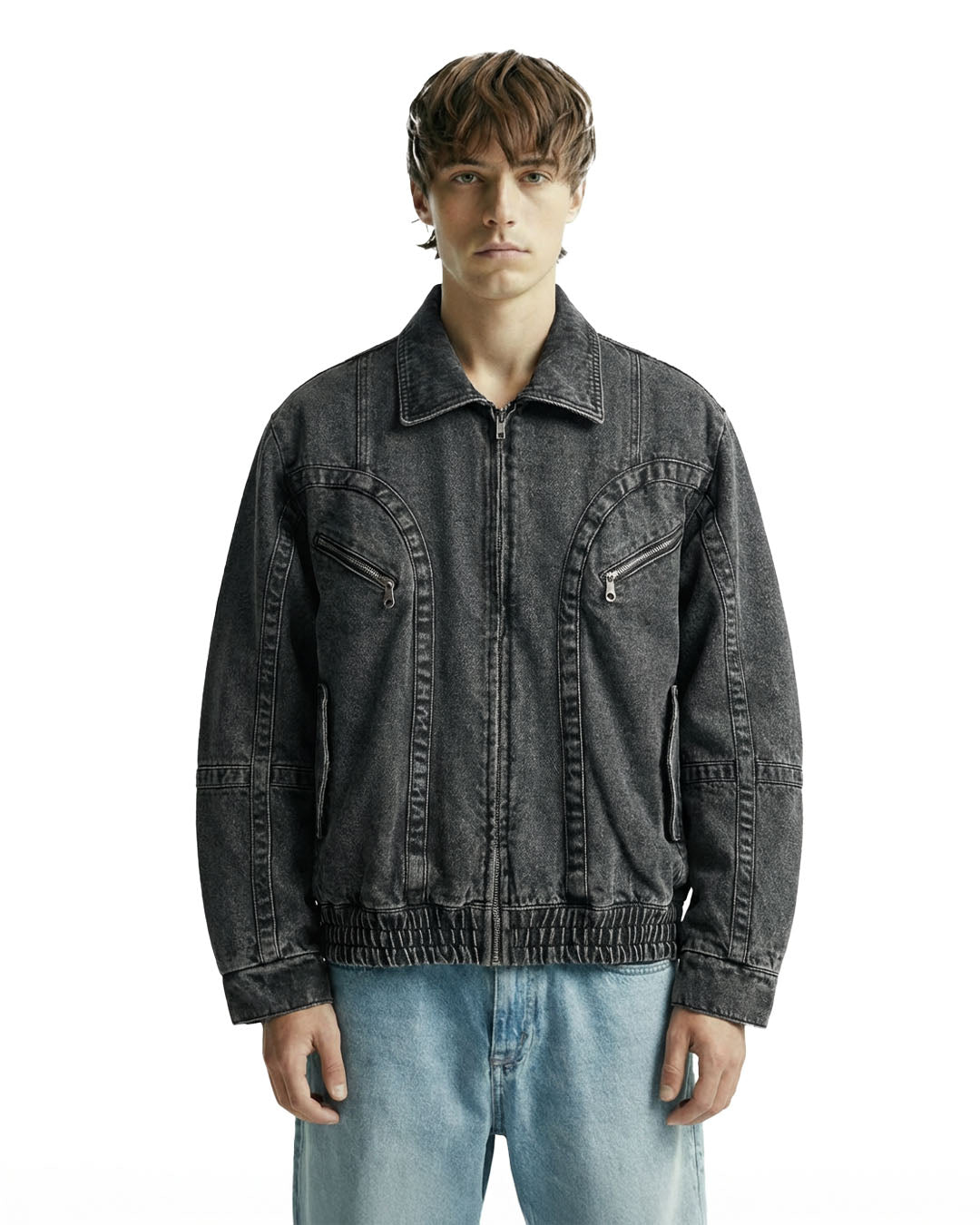 ジャケット・アウター nomassprod WAXED DENIM JACKET Buy Overdrive Washed Denim Jacket – WHAT THE FLEX