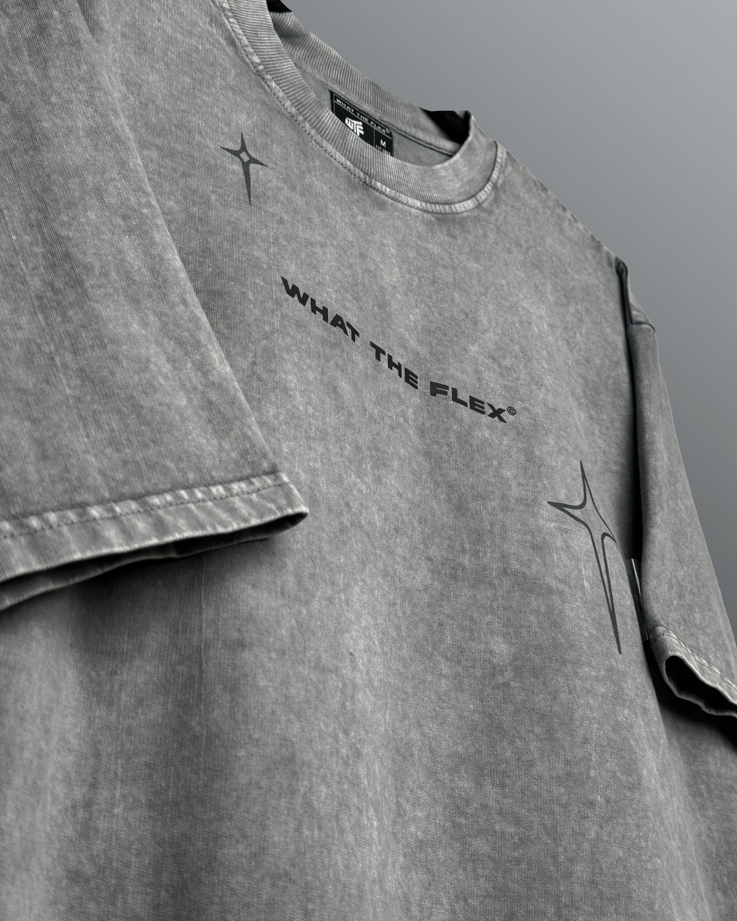 Mannered Grey Acid Wash T-Shirt