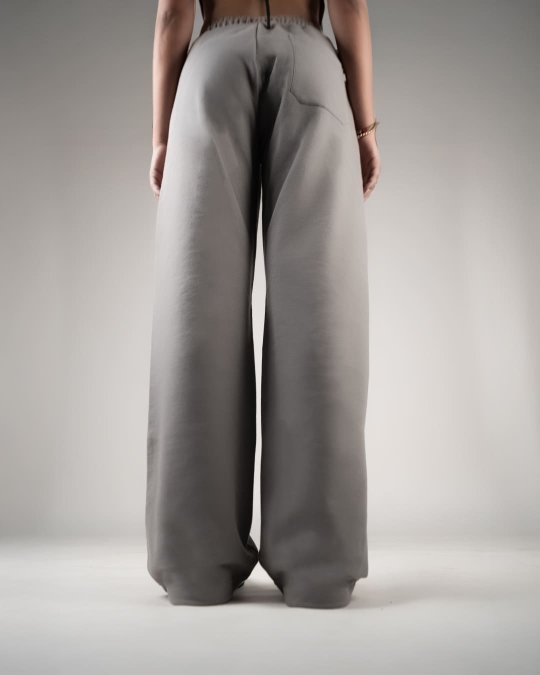 Grey Essential Cotton Pants
