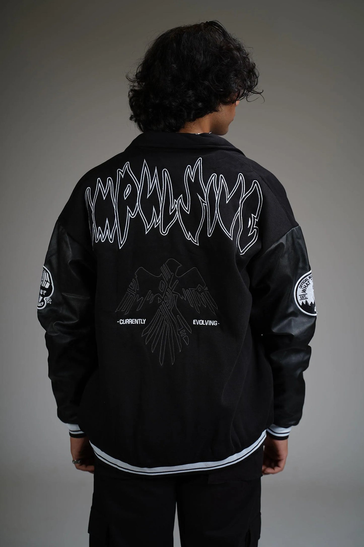 IMPULSIVE Varsity Jacket - WHAT THE FLEX