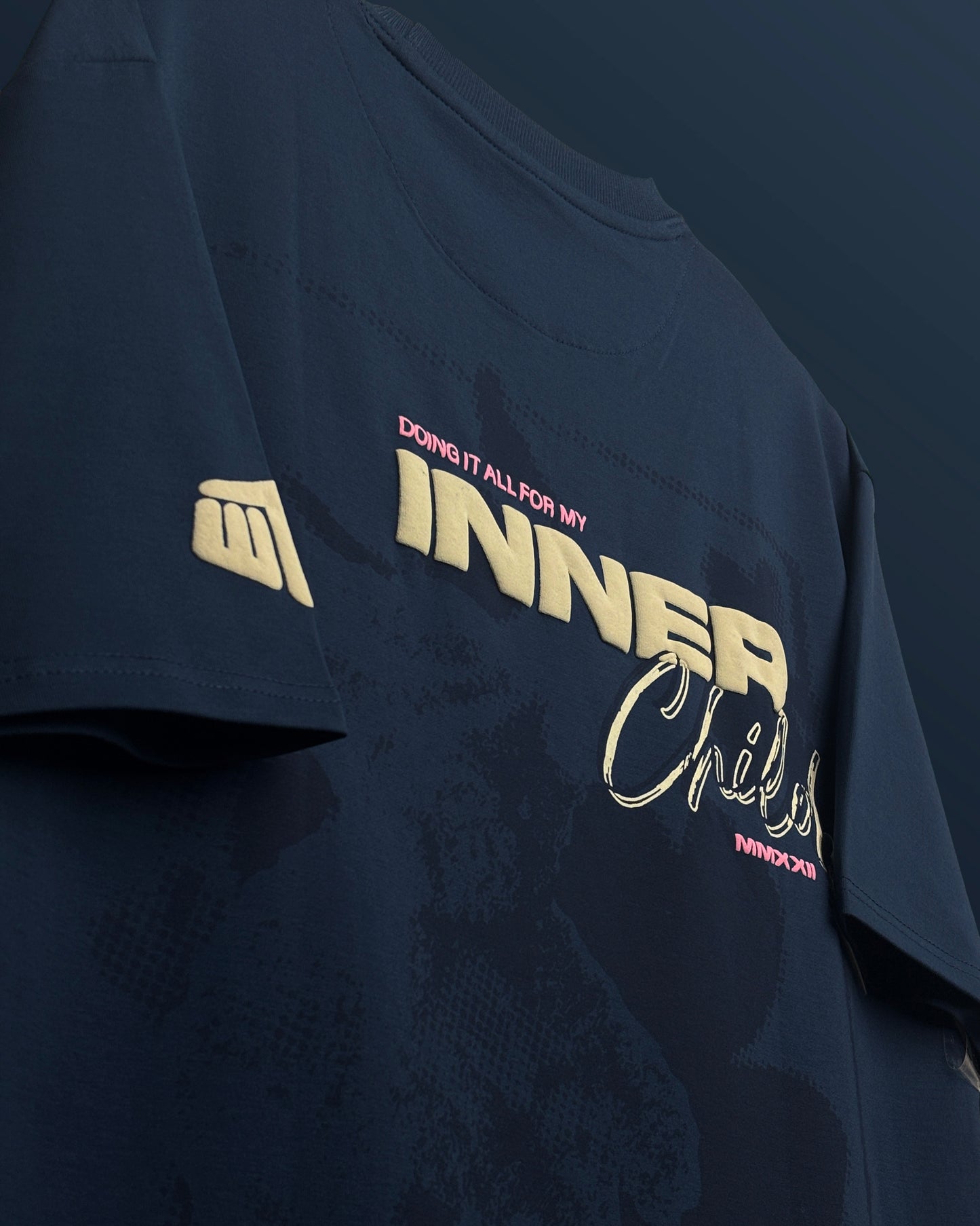 Inner Child Dark Blue Heavyweight T-shirt