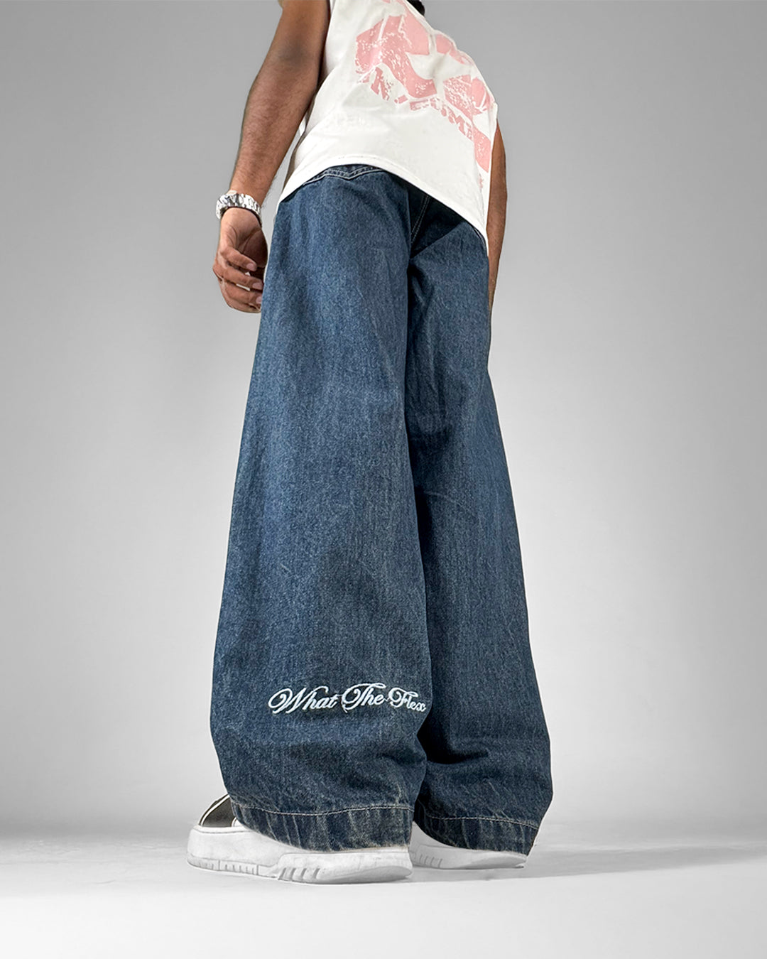 Phantom Blue Baggy Jeans
