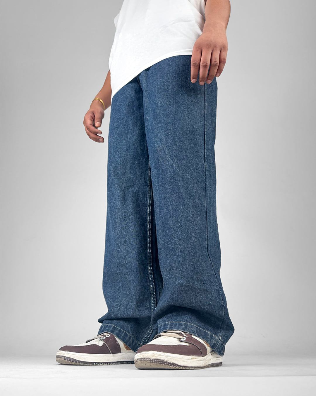 Phantom Blue Baggy Jeans