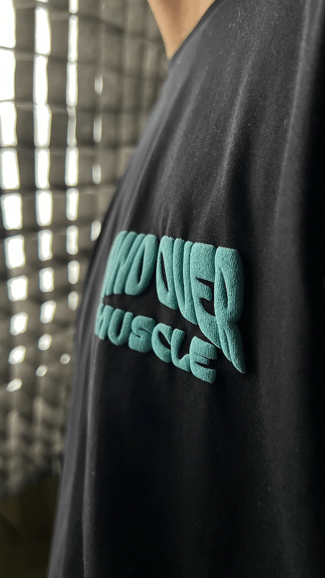 Mind Over Muscle Oversized T-Shirt - WHAT THE FLEX