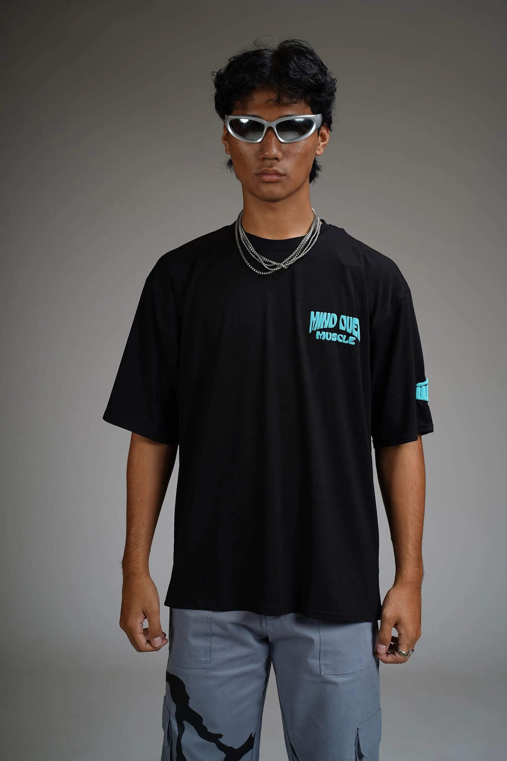 Mind Over Muscle Oversized T-Shirt - WHAT THE FLEX