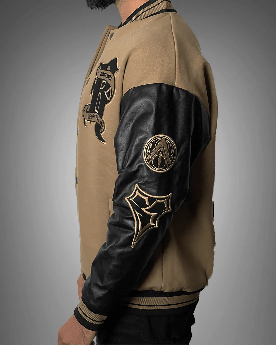 MONSTERS & FLOWERS Varsity Jacket - WHAT THE FLEX