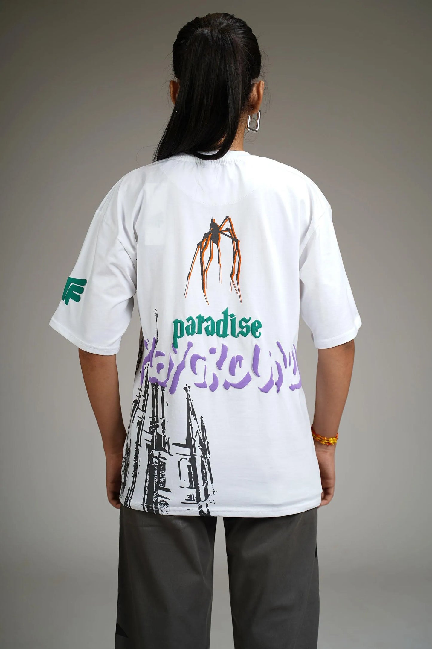 Paradise Playground Oversized T-shirt - WHAT THE FLEX