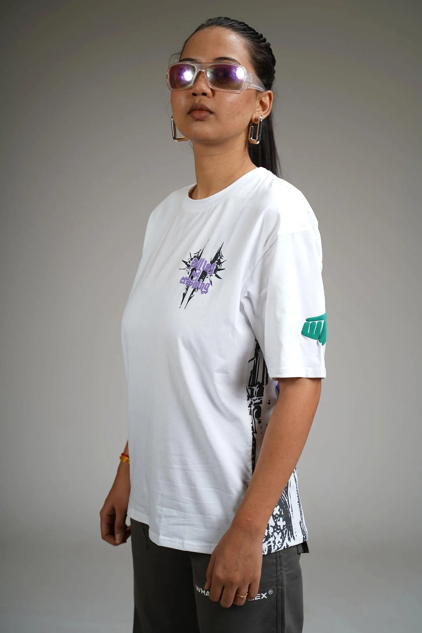 Paradise Playground Oversized T-shirt - WHAT THE FLEX