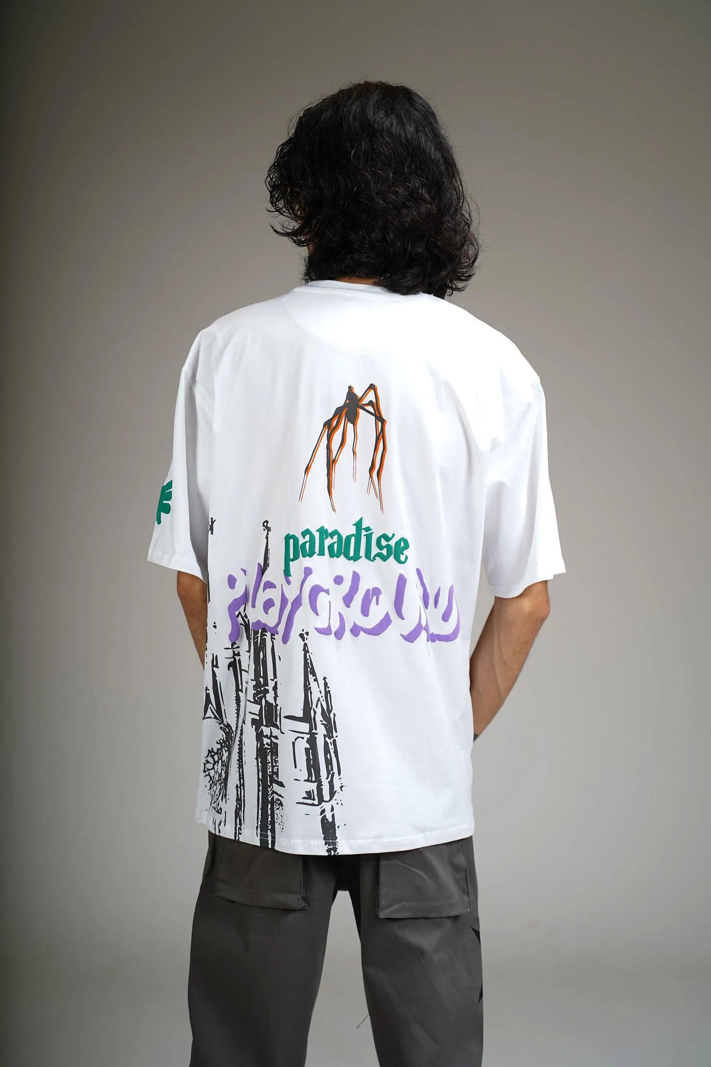 Paradise Playground Oversized T-shirt - WHAT THE FLEX
