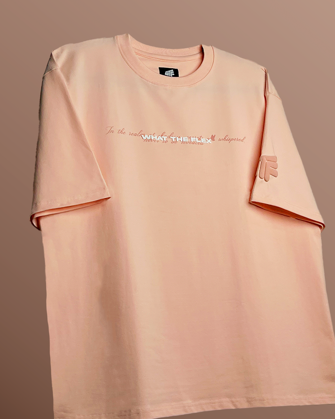 Falling Peach Heavyweight Oversized T-shirt
