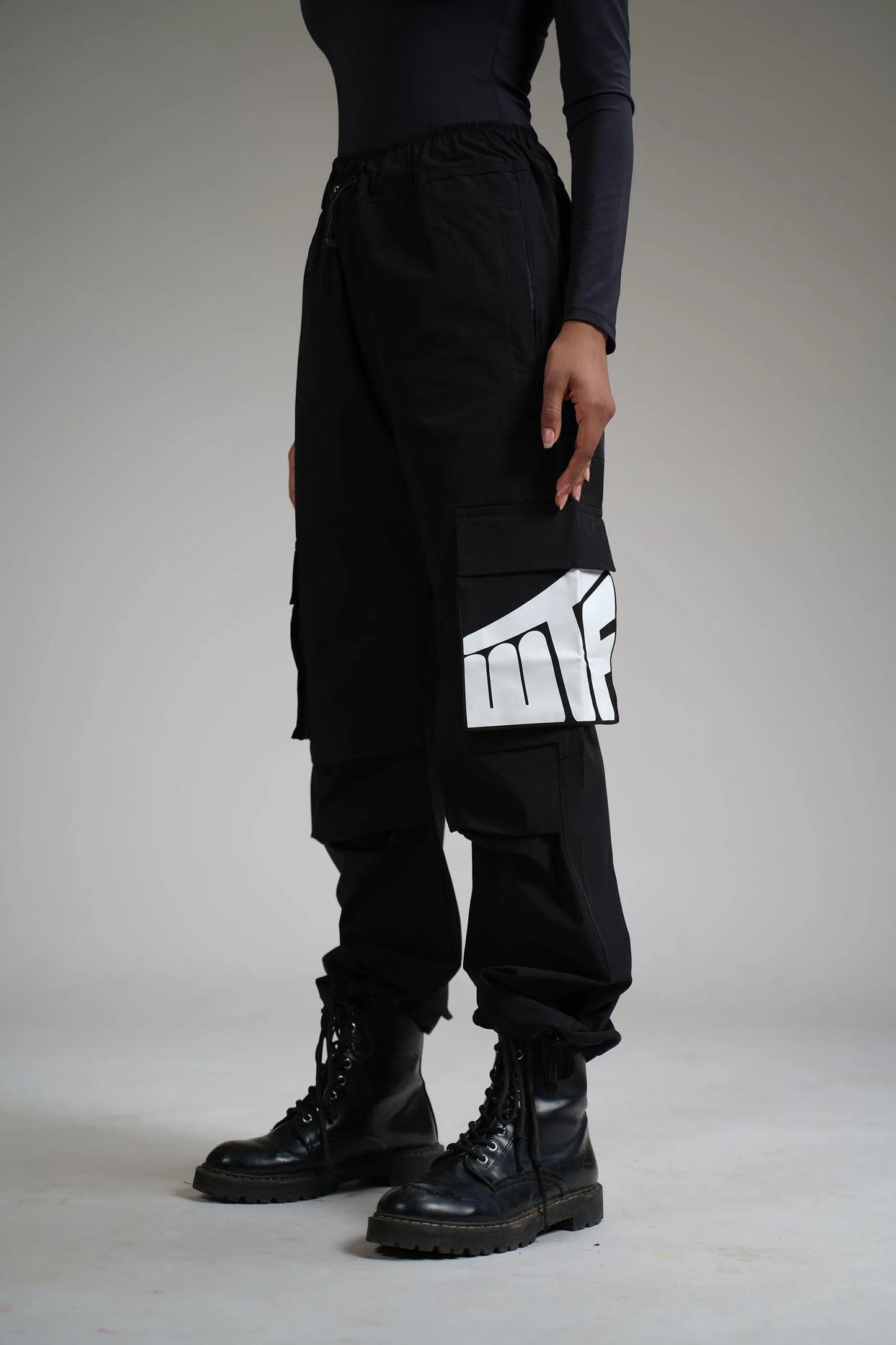 Black Parachute Pants - WHAT THE FLEX