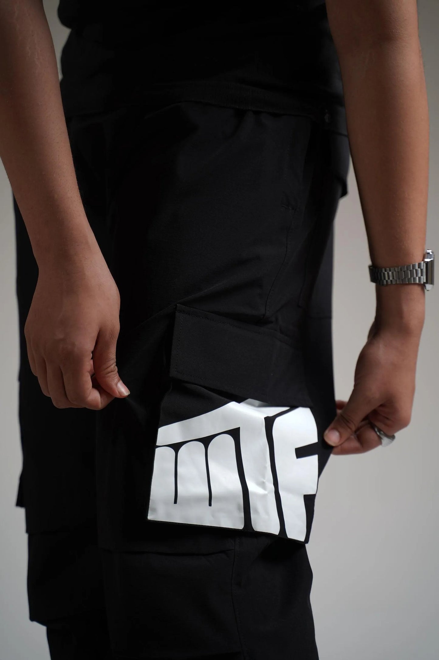 Black Parachute Pants - WHAT THE FLEX