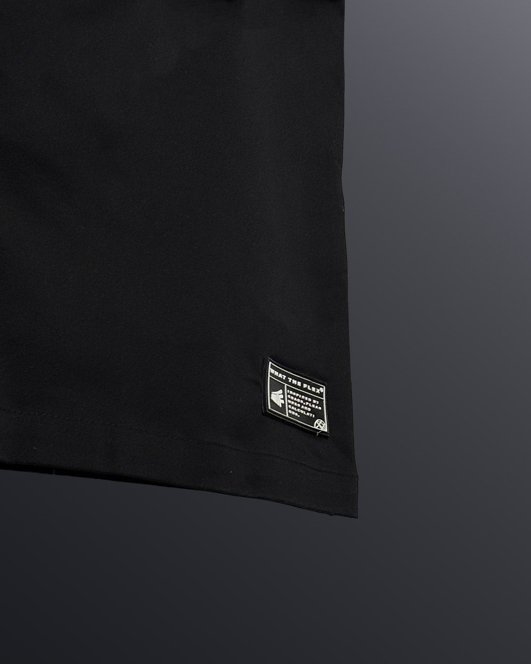 Rebel Black Cotton Shirt