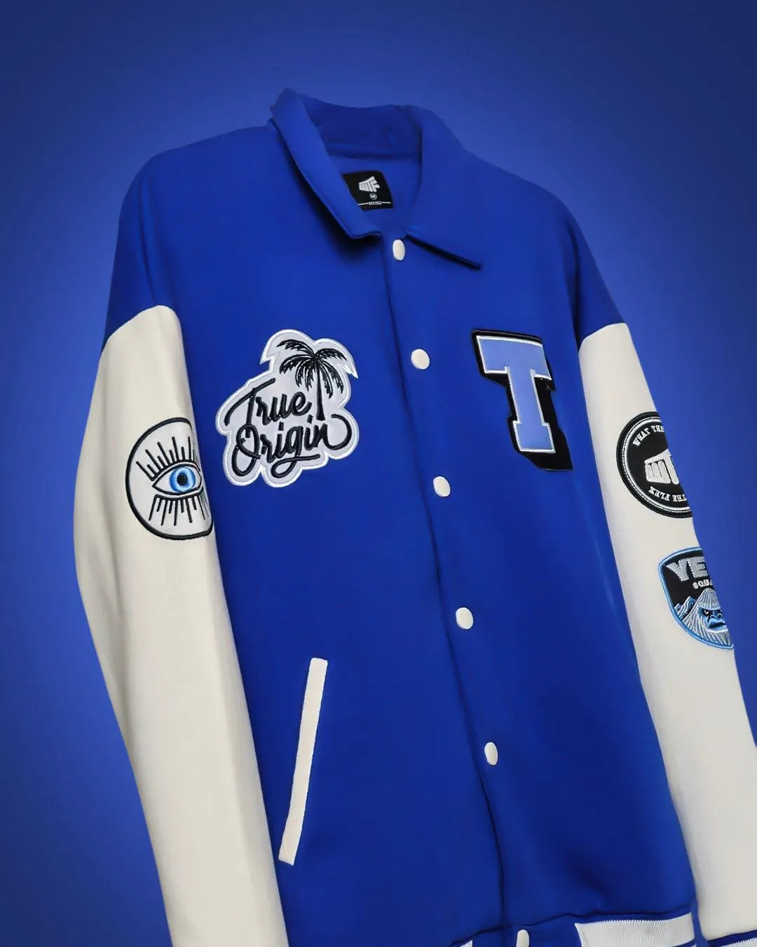 RUN OR BURN VARSITY JACKET - WHAT THE FLEX