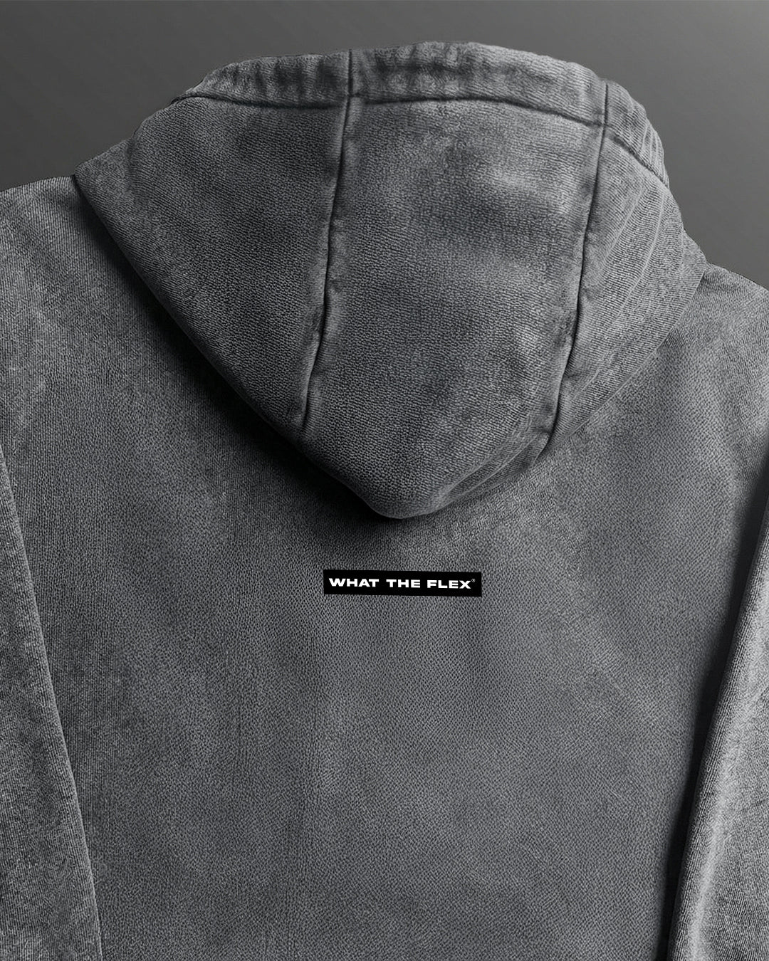 Smoke Grey Zipper Hoodie