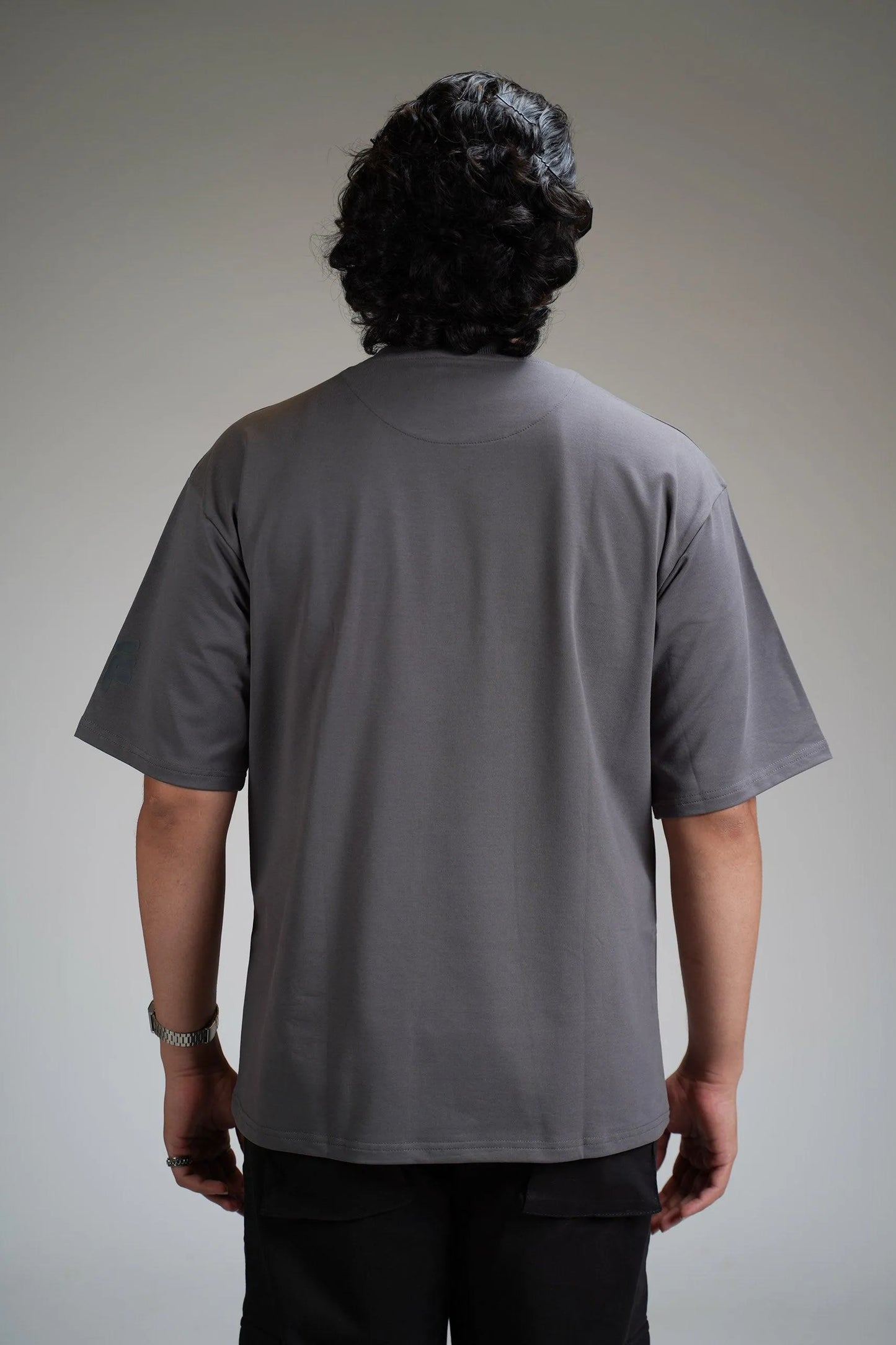 Basic Grey Heavyweight T-shirt - WHAT THE FLEX