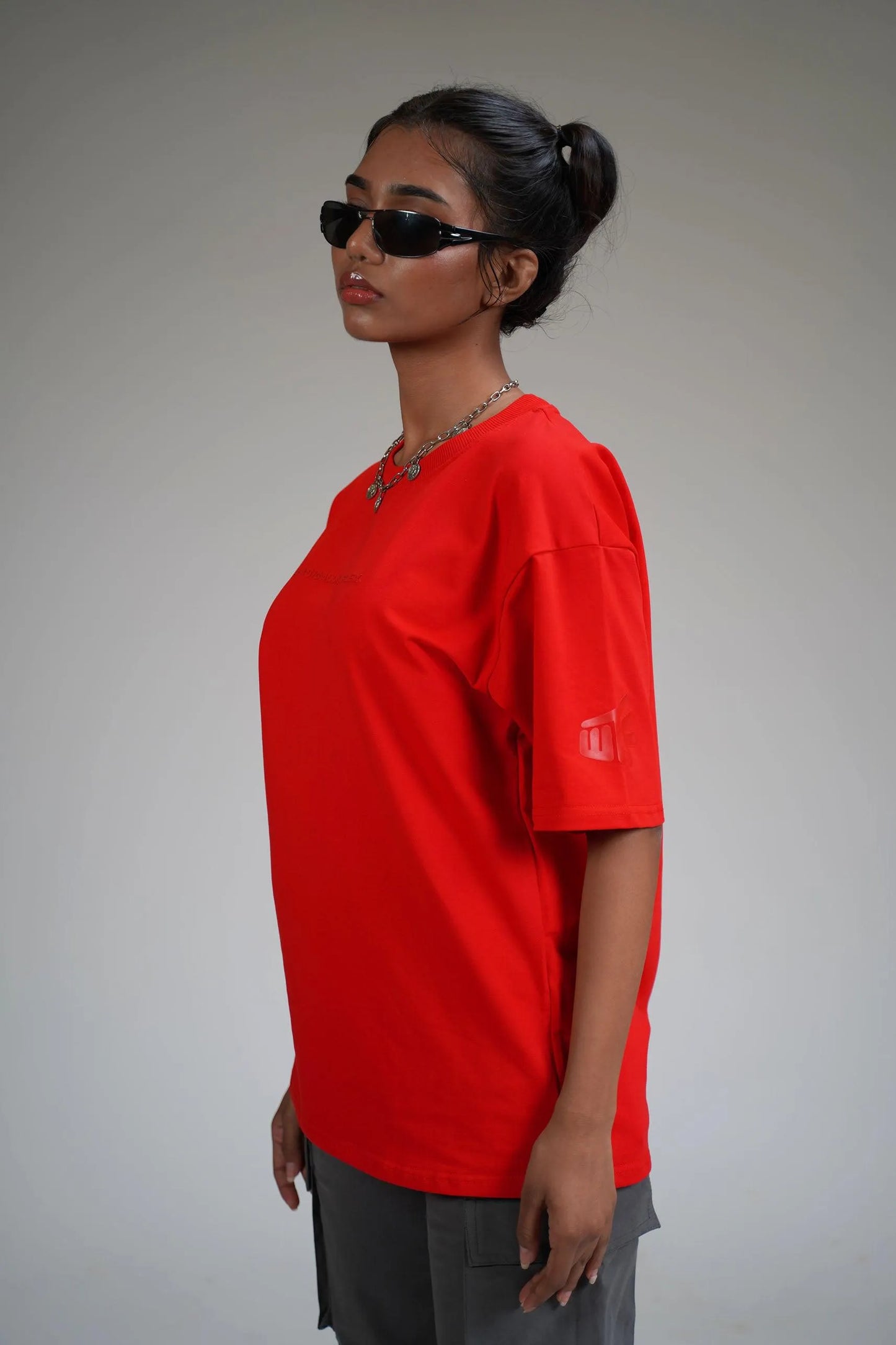 Basic Red Heavyweight T-shirt - WHAT THE FLEX