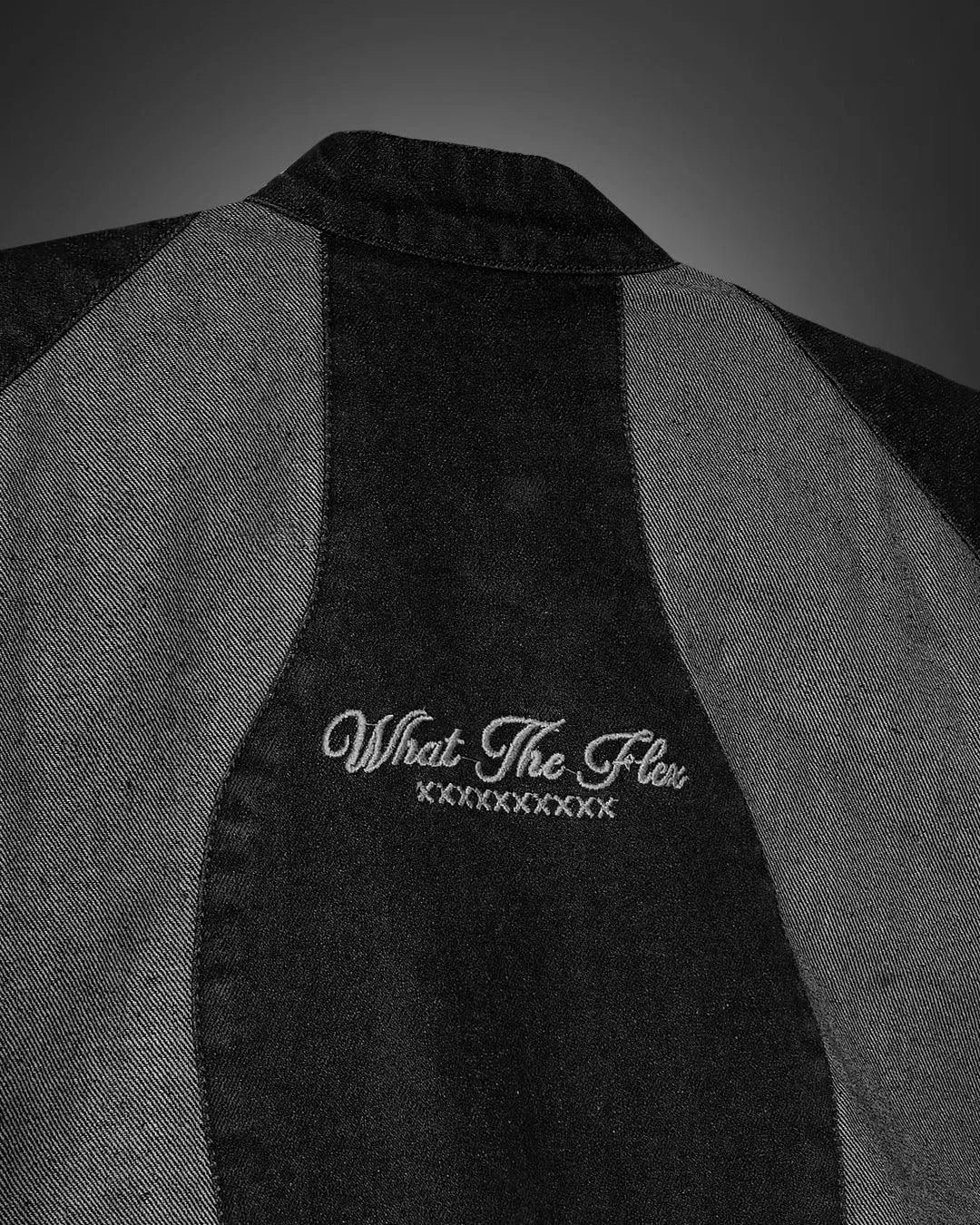 Fusion Panel Denim Jacket - WHAT THE FLEX