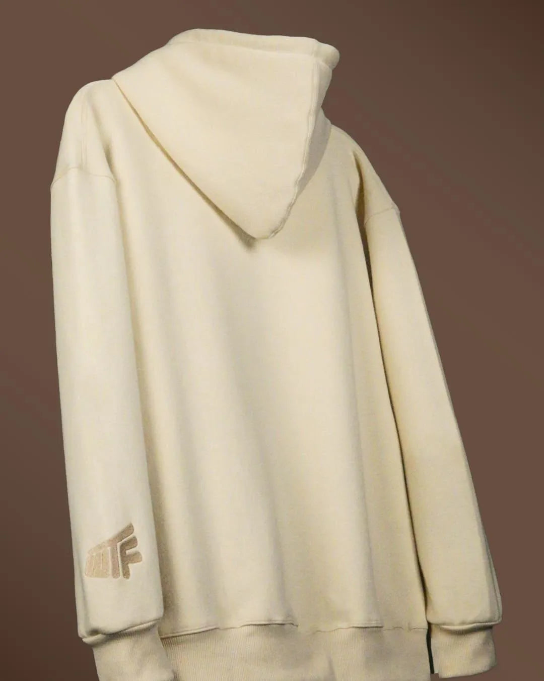 Basic Beige Oversized Hoodie - WHAT THE FLEX
