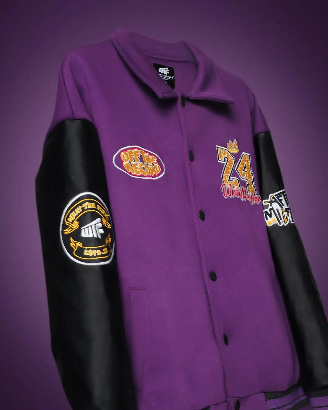 TAKE THE SHOT Varsity Jacket - WHAT THE FLEX
