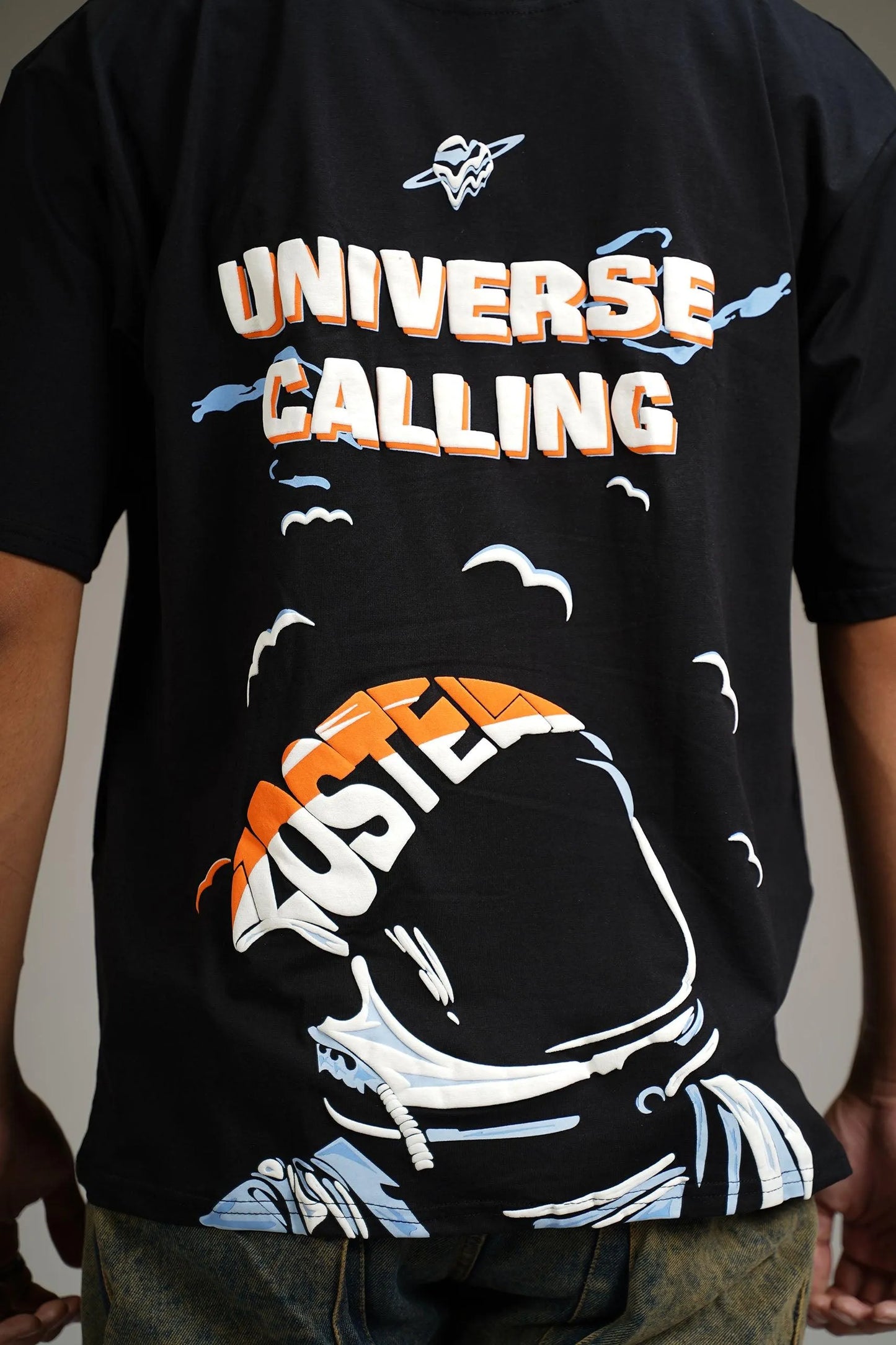 Zostel Universe Calling Oversized T-shirt - WHAT THE FLEX