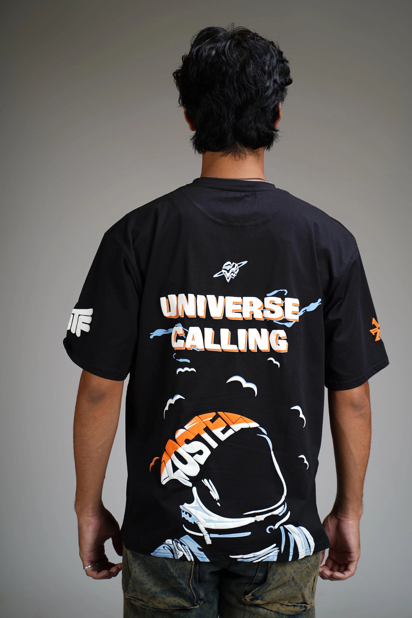 Zostel Universe Calling Oversized T-shirt - WHAT THE FLEX