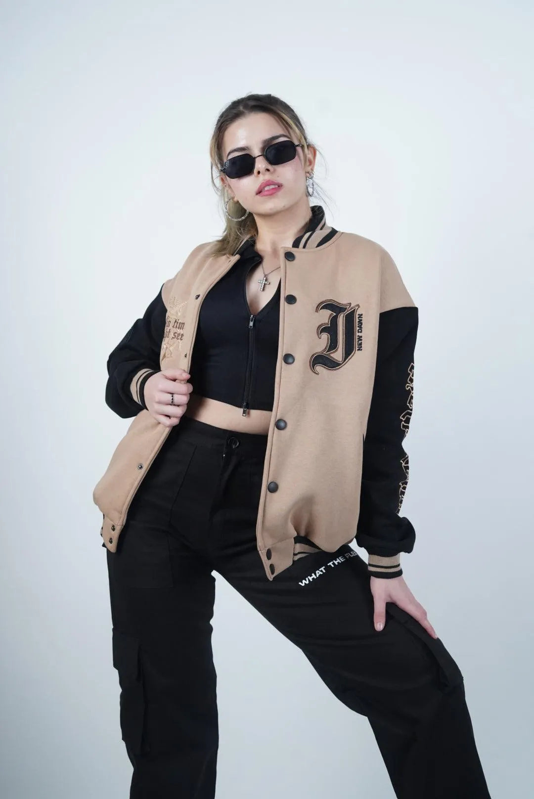 GOAT Varsity Jacket - WHAT THE FLEX
