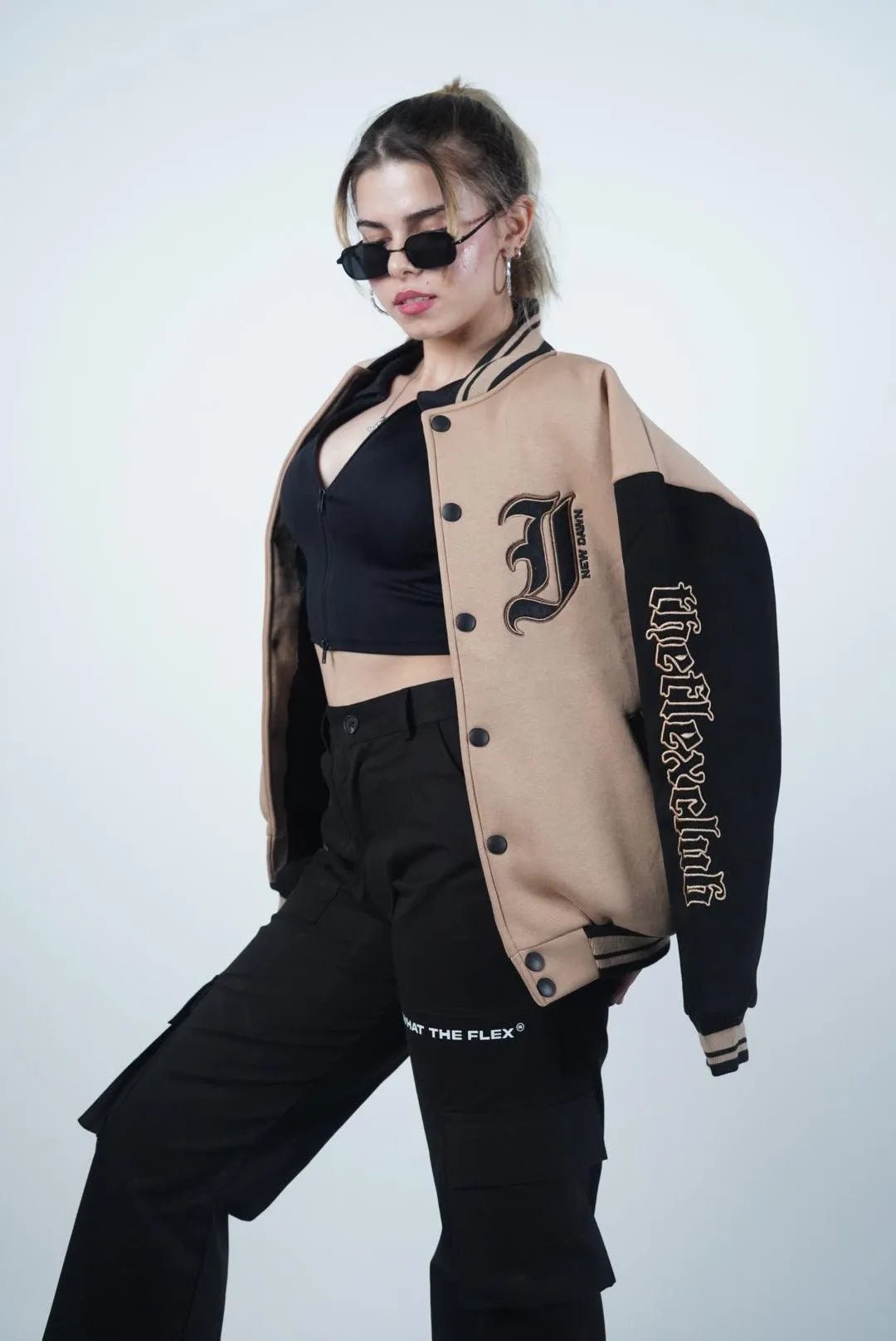 GOAT Varsity Jacket - WHAT THE FLEX
