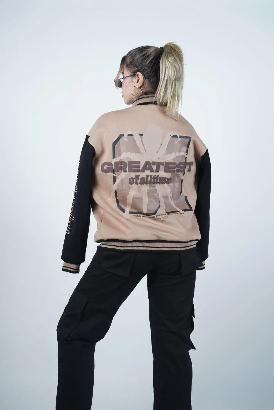 GOAT Varsity Jacket - WHAT THE FLEX