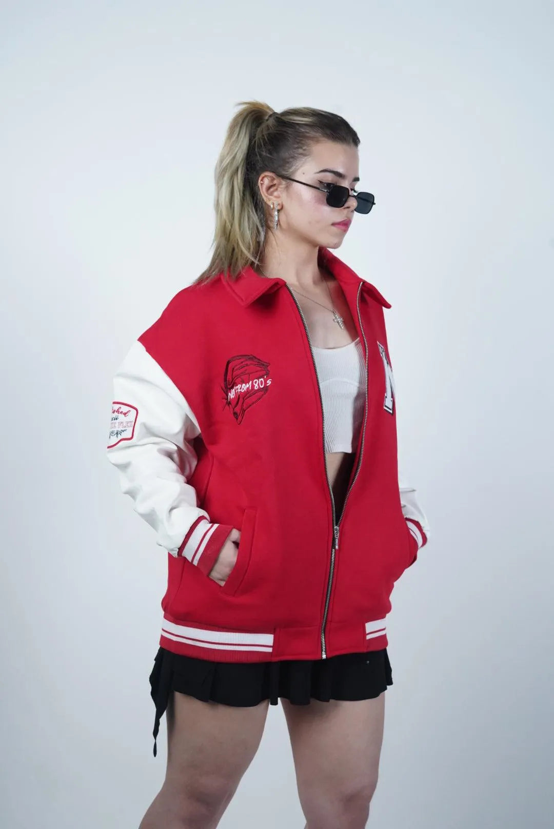 YOUNG FOREVER Varsity Jacket - WHAT THE FLEX