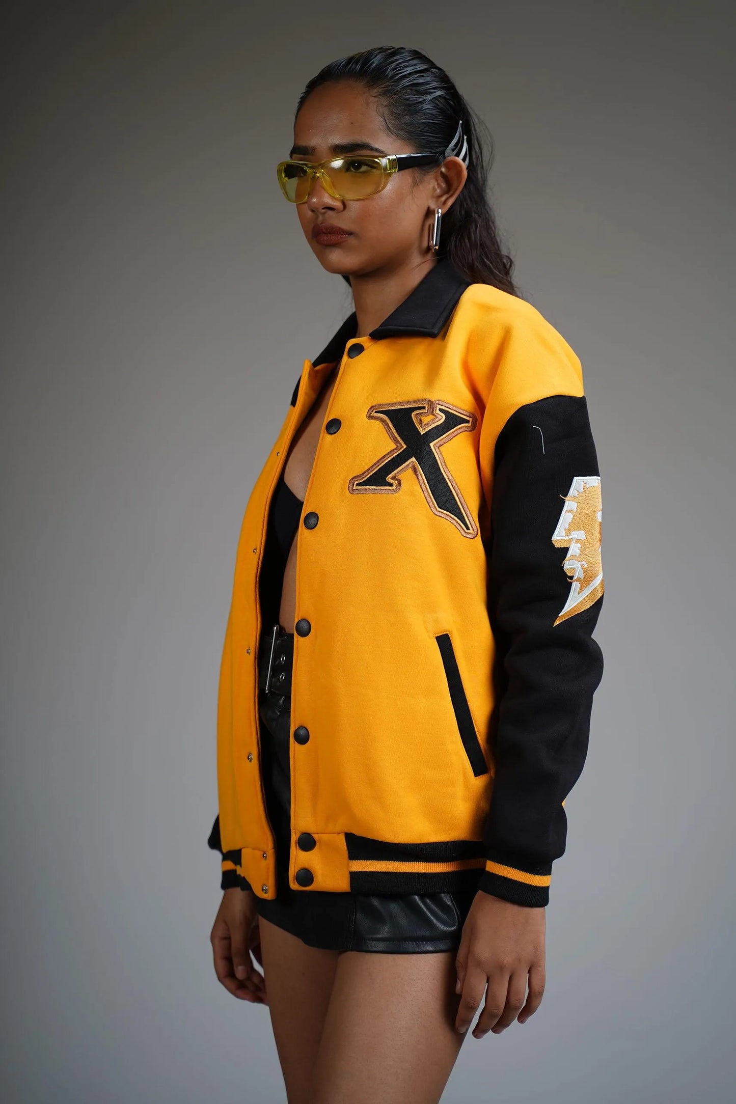 ASHES & BEYOND Varsity Jacket - WHAT THE FLEX