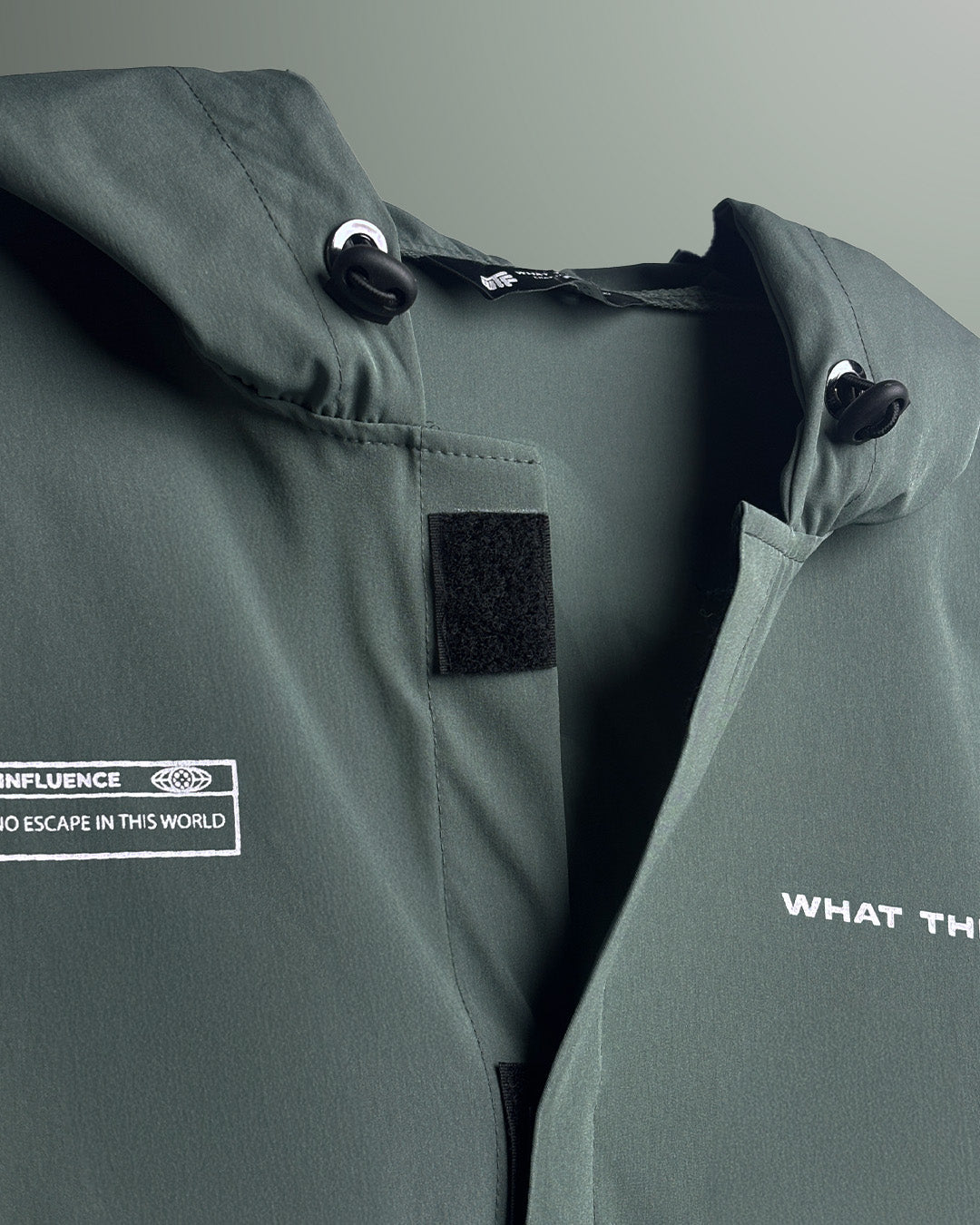 Signature Green AIr Nylon Hoodie