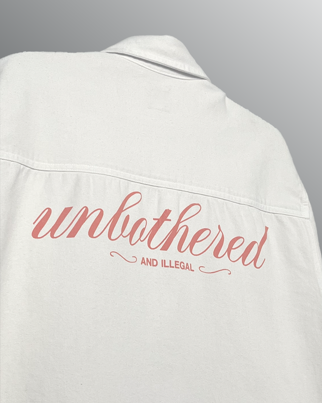 Unbothered Cream Denim Shirt