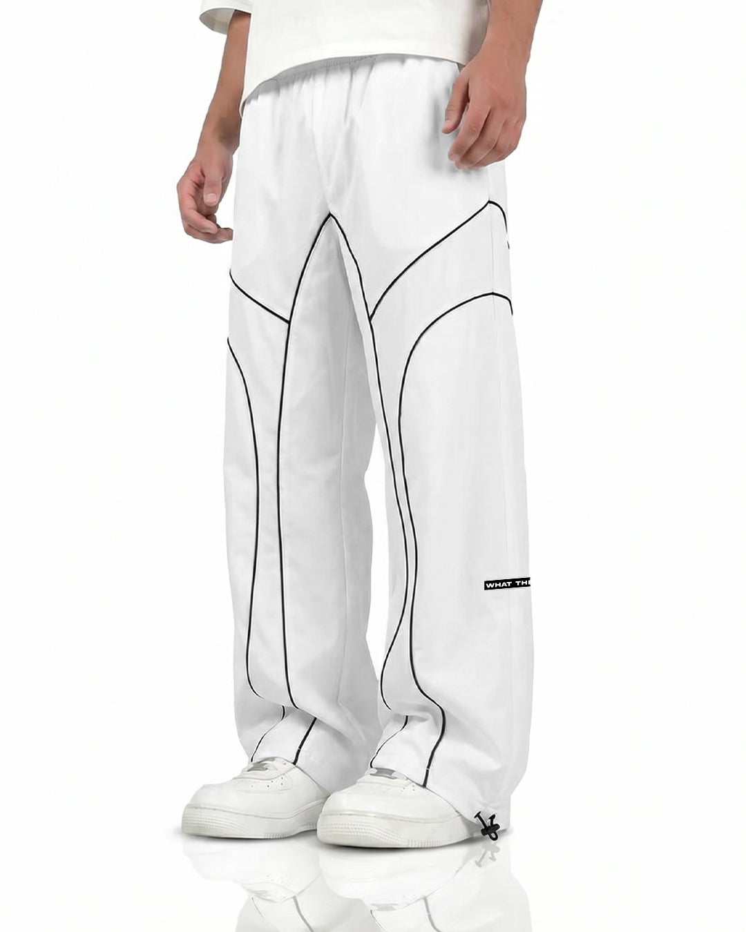 Baseline White Parachute Pants – WHAT THE FLEX