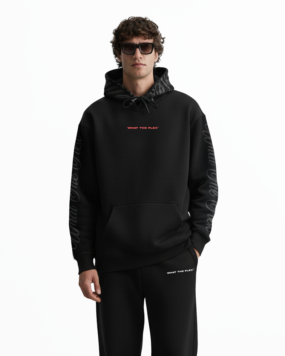 Black Angel Oversized Hoodie – WHAT THE FLEX