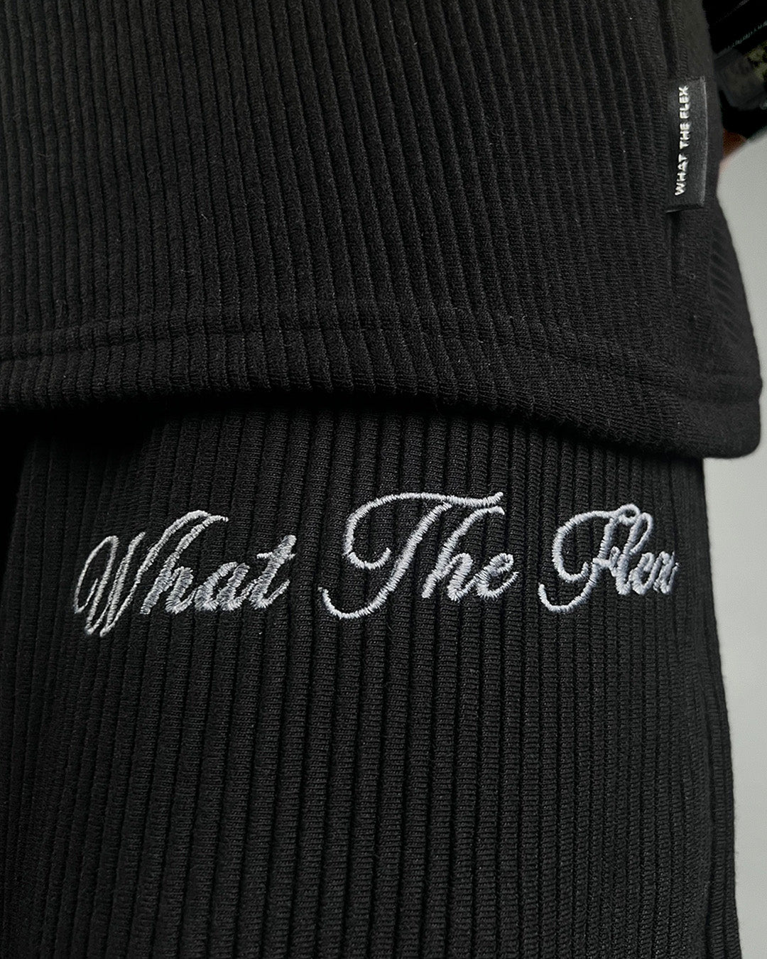 Black Ribbed Pants