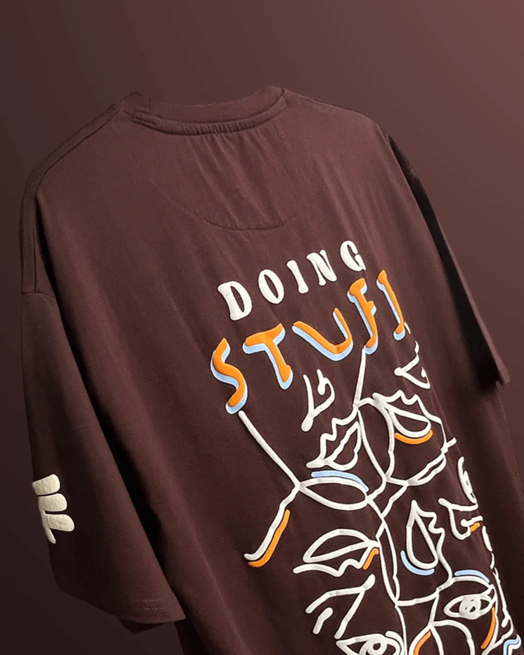 Doing Stuff Oversized T-Shirt - WHAT THE FLEX